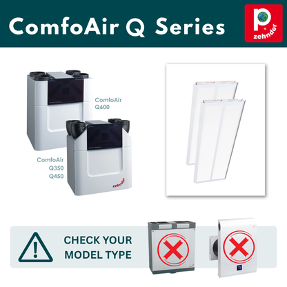 Zehnder ComfoAir Q Series Filter - G4 (MERV 7)