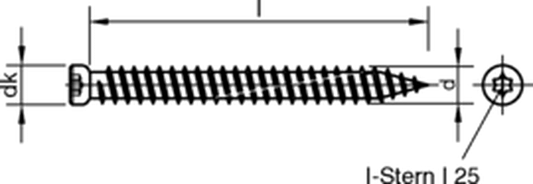 Dresselhaus Window Screw: 4.5 in. (112mm) - Small Planet Supply
