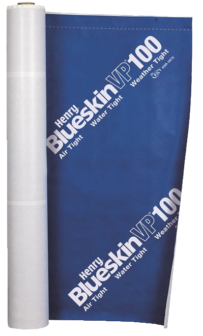 Henry Blueskin VP100  Water Resistive Air Barrier Membrane: 48" Wide
